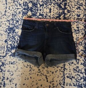 Lee Women's Dark Blue Denim Shorts